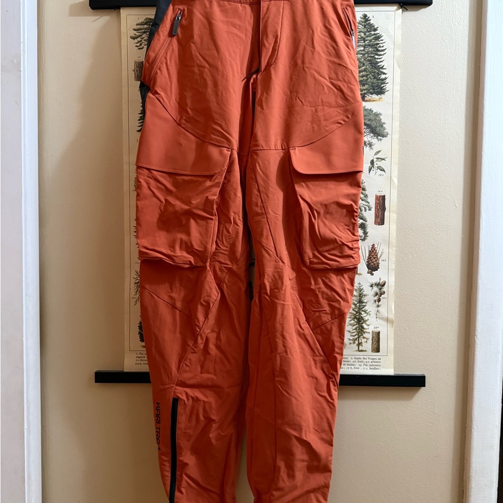 Kari Traa lightweight hiking orange cargo pants